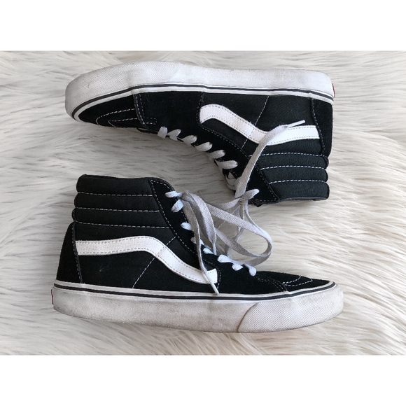 vans womens black high tops